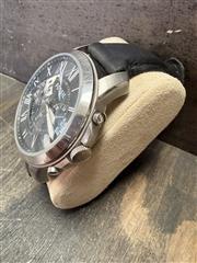 FOSSIL GRANT FS4812 Chronograph Black Dial Black Leather Strap Men’s Watch